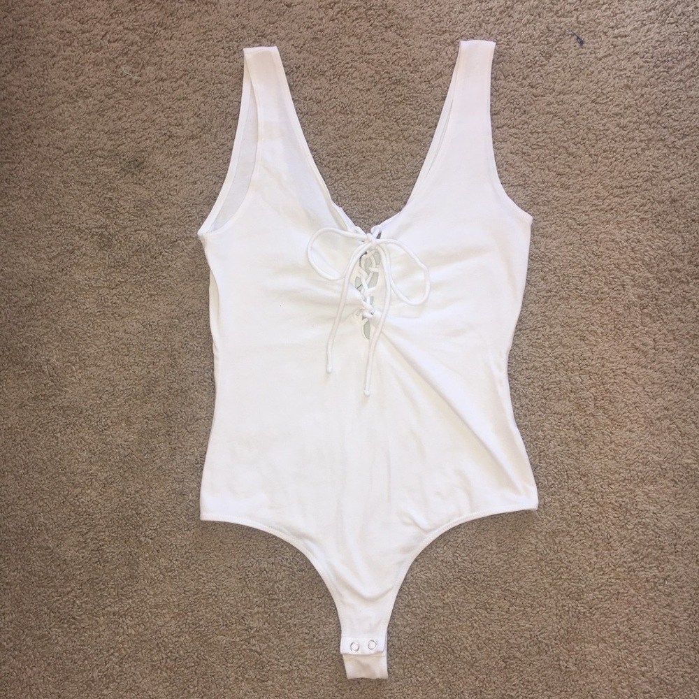 Tie Up Bodysuit☁️